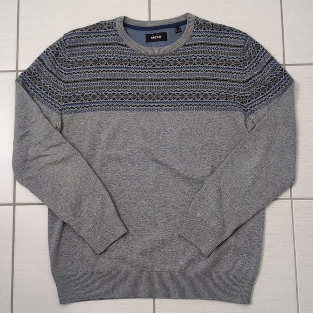 3/$25 Mexx Patterned Cotton Crewneck Sweater